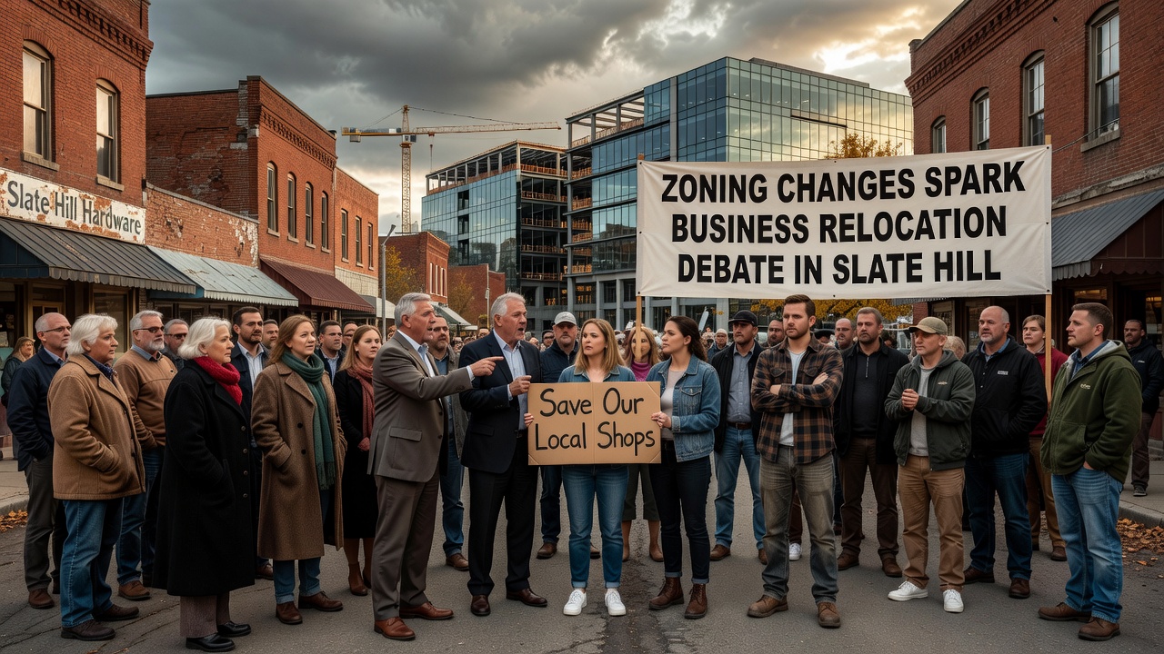 Zoning Changes Spark Business Relocation Debate in Slate Hill